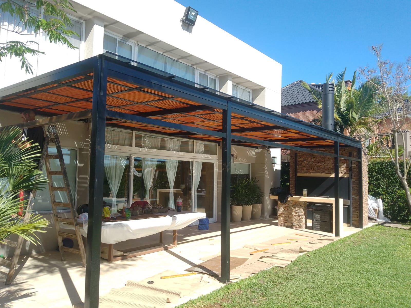 Techo vidriado