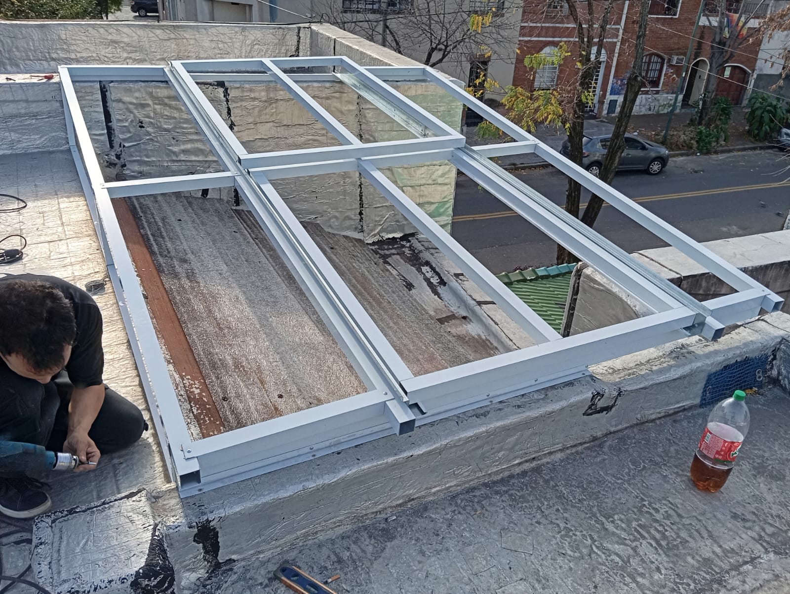 Obra de aluminio